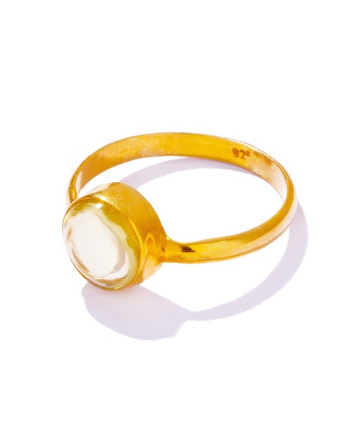 les bonbon(ルボンボン)の「【les bon bon】aura round ring/オーラ ラウンド リング BOB553 ※(リング・レディース・グリーン/パープル/レモンイエロー・9/11/13/15 )」の1枚目の写真