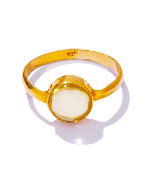 les bonbon(ルボンボン)の「【les bon bon】aura round ring/オーラ ラウンド リング BOB553 ※(リング・レディース・グリーン/パープル/レモンイエロー・9/11/13/15 )」の11枚目の写真