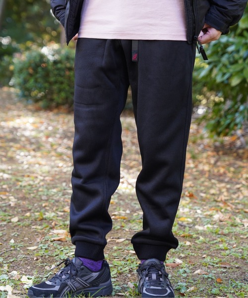 Gramicci（グラミチ）の「GRAMICCI/グラミチ  BONDING KNIT FLEECE NARROW RIB PANT ボンディングニットフリースナローリブパンツ G2FU-P018（スウェットパンツ・メンズ・チャコールグレー/ブラック/グレー・S/M/L/XL）」の10枚目の写真