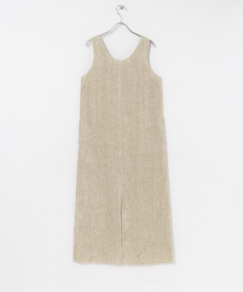 ATON LINEN VELVET | タンクトップドレス美品 LINEN VELVET | タンクトップドレス / ATON | ファッション通販
