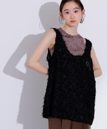 N.（N. Natural Beauty Basic） | フェザートップス＆ベロアアメスリタンクセット(タンクトップ)