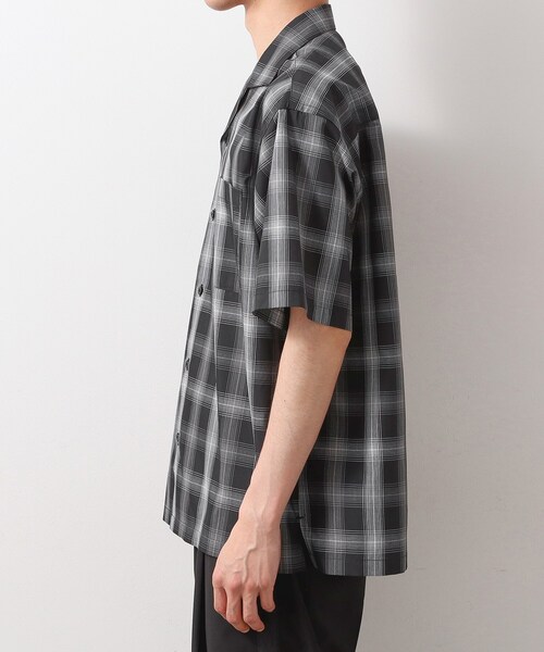 THE SHOP TK (ザ ショップ ティーケー )の「オンブレチェック半袖シャツ 洗濯機OK(シャツ/ブラウス・メンズ・ブラック系1/ブルー系その他3・02/03/04)」の6枚目の写真
