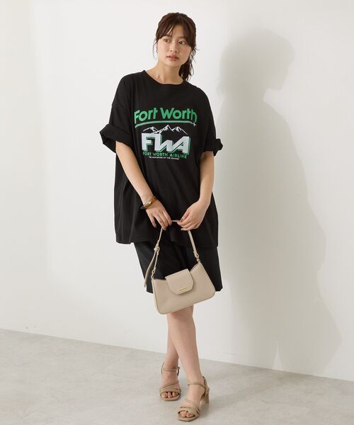 AMERICAN HOLIC(アメリカンホリック)の「AIRLINE Tシャツ(Tシャツ/カットソー・レディース・ブラック/ホワイト系その他/ネイビー・FREE)」の21枚目の写真