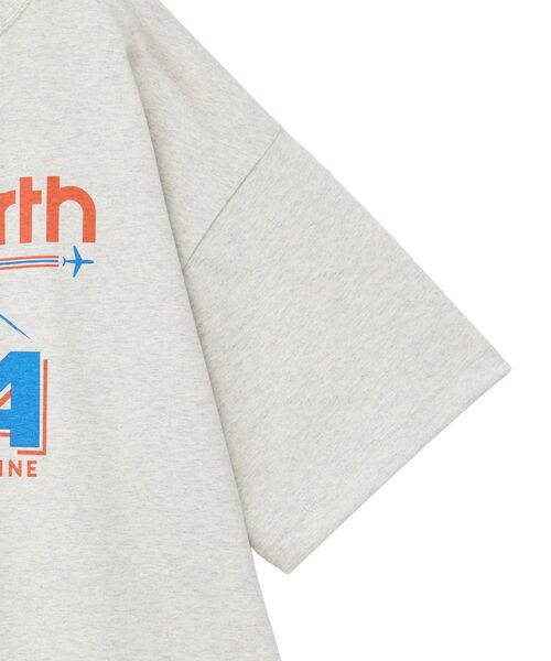 AMERICAN HOLIC(アメリカンホリック)の「AIRLINE Tシャツ(Tシャツ/カットソー・レディース・ブラック/ホワイト系その他/ネイビー・FREE)」の7枚目の写真