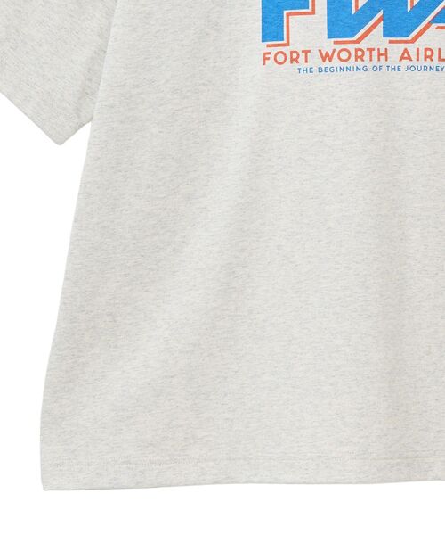 AMERICAN HOLIC(アメリカンホリック)の「AIRLINE Tシャツ(Tシャツ/カットソー・レディース・ブラック/ホワイト系その他/ネイビー・FREE)」の8枚目の写真