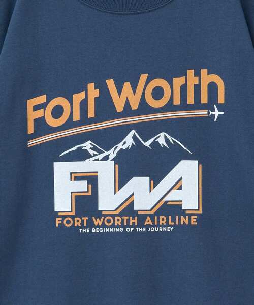 AMERICAN HOLIC(アメリカンホリック)の「AIRLINE Tシャツ(Tシャツ/カットソー・レディース・ブラック/ホワイト系その他/ネイビー・FREE)」の13枚目の写真