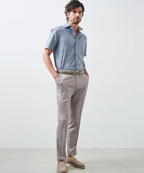 g-stage(ジーステージ)の「G-STAGE ジャージメッシュプリントパンツ 速乾 ドライ ストレッチ ウォッシャブル(その他パンツ・メンズ・ネイビー系/ブラウン系/ベージュ/サックスブルー系/ブラウン・44/46/48/50)」の14枚目の写真