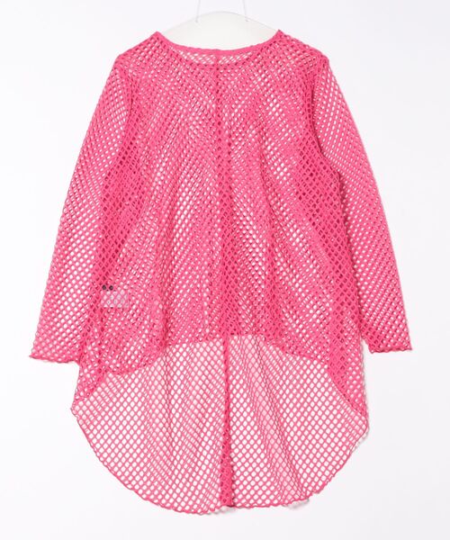 メッシュ長袖チュニック（Tシャツ/カットソー）｜each（イーチ