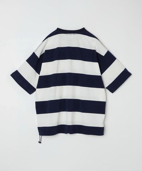 SHIPS any: ワイド カラー ボーダー スピンドル Tシャツ◇（T