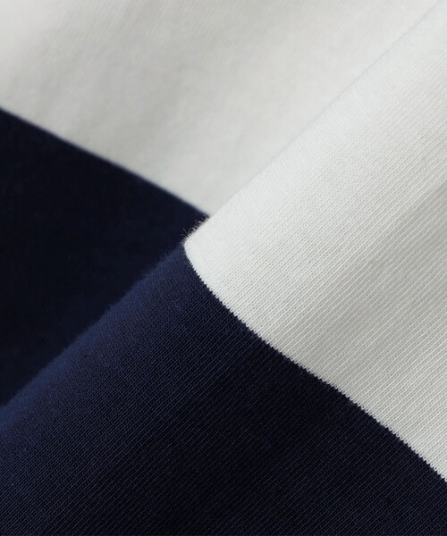 SHIPS any: ワイド カラー ボーダー スピンドル Tシャツ◇ SHIPS any: ワイド カラー ボーダー スピンドル Tシャツ