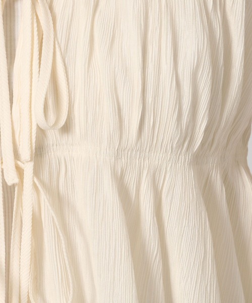 LOWRYS FARM（ローリーズファーム）の「ヨウリュウシャーリングノースリーブ　 579524（シャツ/ブラウス・レディース・パープル/ブラウン/グレー/アイボリー・FREE）」の11枚目の写真