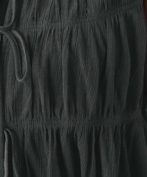 LOWRYS FARM（ローリーズファーム）の「ヨウリュウシャーリングノースリーブ　 579524（シャツ/ブラウス・レディース・パープル/ブラウン/グレー/アイボリー・FREE）」の8枚目の写真