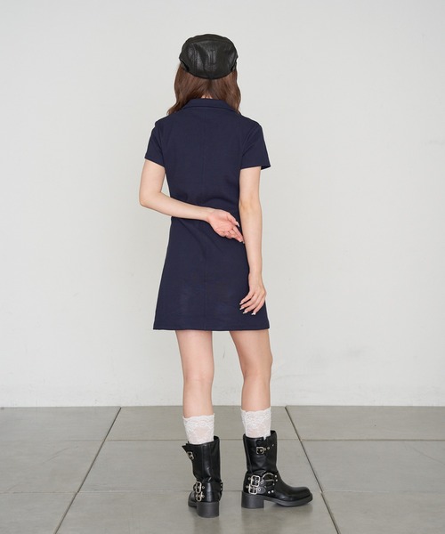 RAY CASSIN(レイカズン)の「スキッパーポロ刺繍ミニワンピース(ワンピース・レディース・ホワイト系その他/ネイビー/グレー・FREE)」の13枚目の写真