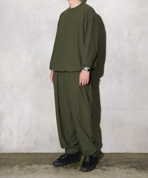 SUNNY SPORTS(サニースポーツ)の「SUNNY SPORTS / サニースポーツ DRAWSTRING EASY PANTS Primeflex イージーパンツ ドローストリング プライムフレックス(その他パンツ・メンズ・ブラウン/ブラック/オリーブ・LARGE/MEDIUM)」の4枚目の写真