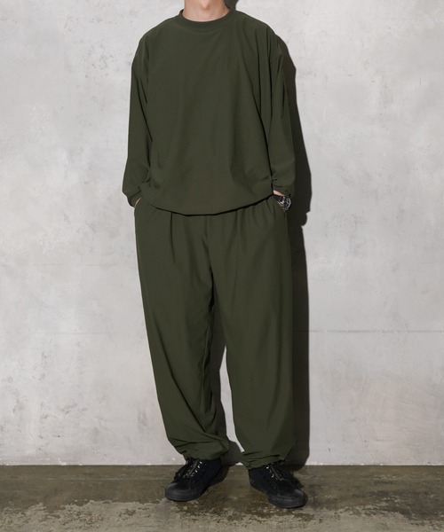 SUNNY SPORTS(サニースポーツ)の「SUNNY SPORTS / サニースポーツ DRAWSTRING EASY PANTS Primeflex イージーパンツ ドローストリング プライムフレックス(その他パンツ・メンズ・ブラウン/ブラック/オリーブ・LARGE/MEDIUM)」の5枚目の写真