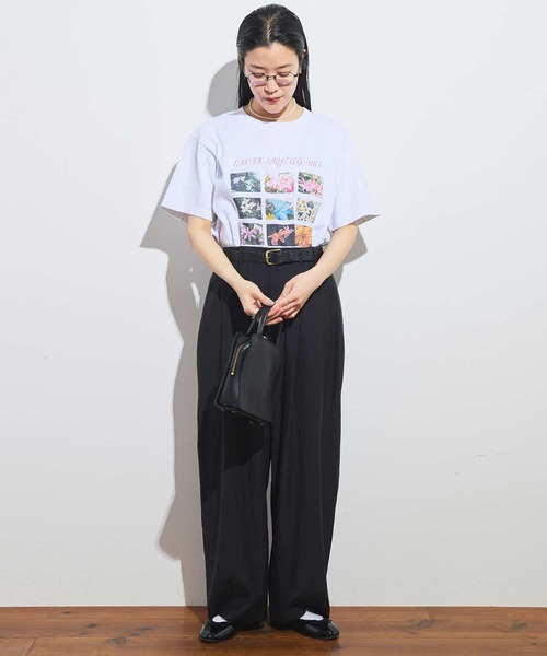 fig London(フィグロンドン)の「●CottonCupra twill pants(スラックス・レディース・ドット/ブラック・FREE)」の12枚目の写真