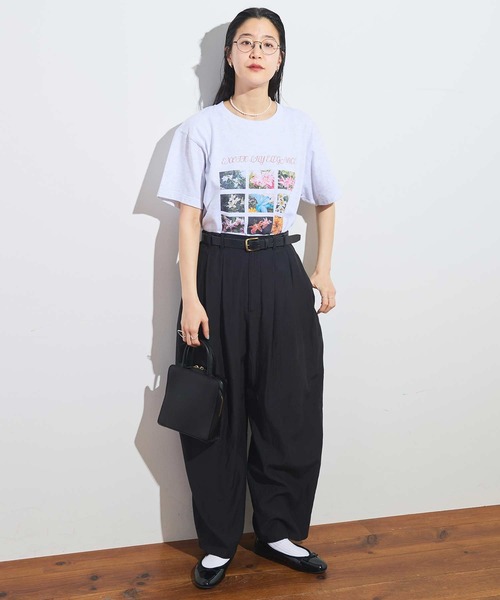 fig London(フィグロンドン)の「●CottonCupra twill pants(スラックス・レディース・ドット/ブラック・FREE)」の13枚目の写真