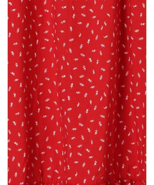 Samansa Mos2(サマンサ モスモス)の「柄アソート裾ティアードスカート(スカート・レディース・キナリ/ブルー/レッド/ブラック/オフホワイト・F)」の15枚目の写真