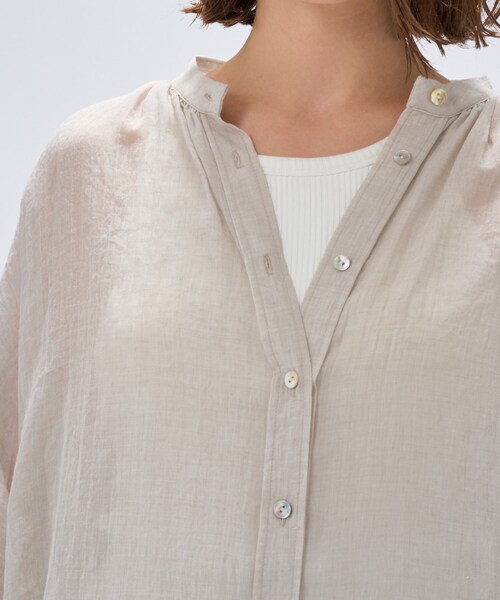 cloenc（クロエンス）の「【手洗い可】ギャザーボリュームワンピース（ワンピース・レディース・ダークグレー/ブラウン系その他・01/02）」の8枚目の写真