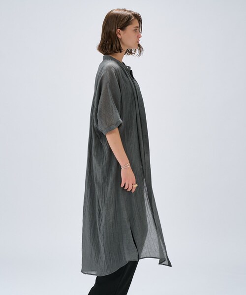 cloenc（クロエンス）の「【手洗い可】ギャザーボリュームワンピース（ワンピース・レディース・ダークグレー/ブラウン系その他・01/02）」の14枚目の写真