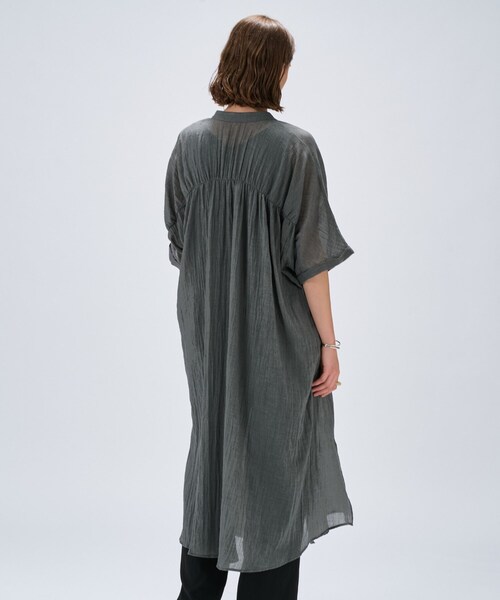 cloenc（クロエンス）の「【手洗い可】ギャザーボリュームワンピース（ワンピース・レディース・ダークグレー/ブラウン系その他・01/02）」の15枚目の写真