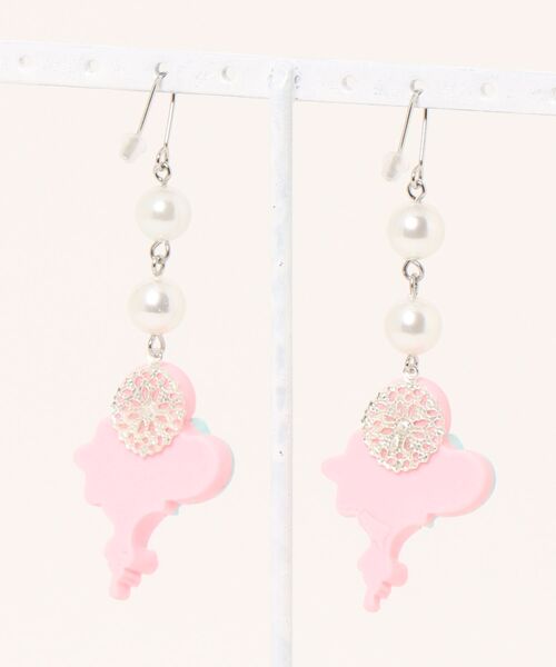 VIBGYOR(ヴィブジョー)の「【MUURABBTI】ファンシーバルーンピアス(MA)(ピアス(両耳用)・レディース・ベビーピンク/ピンク系その他・FREE)」の3枚目の写真