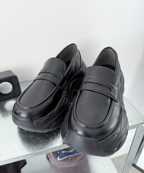 WEGO(ウィゴー)の「WEGO/スニーカーソールローファー(ローファー・レディース・ブラック・SMALL/MEDIUM/LARGE)」の13枚目の写真