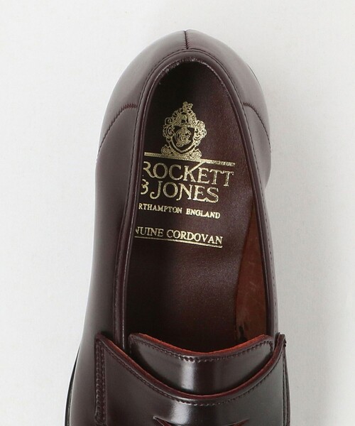 CROCKETT&JONES(クロケットアンドジョーンズ)の「<CROCKETT&JONES>HARVARD2/コードバン ローファー(ローファー・メンズ・ワイン・8/7/6/7h/6h/8h)」の7枚目の写真