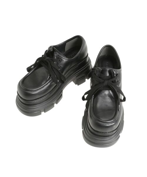 EMODA(エモダ)の「タンクソールリボンローファー(ローファー・レディース・ブラック/ベージュ・LARGE/MEDIUM/SMALL)」の9枚目の写真