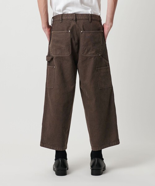 monkey time デニム　コート　ユニセックス シルエット変形可能　M 楽天市場】＜monkey time＞ COTTON LINEN DENIM 1P WIDE PANTS
