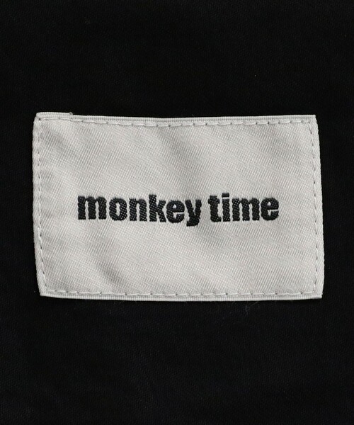 MONKEY TIME（モンキータイム）の「ガーメントダイ ダック ダブルニー アンクル パンツ（デニムパンツ・メンズ・ブラック/ダークブラウン・S/L/M）」の7枚目の写真