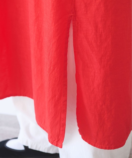 yuni（ユニ ）の「recycled cotton tuck ワンピース（ワンピース