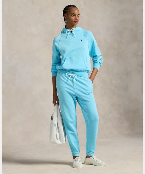 ローレンラルフローレン　パンツ　レディース00 新品未使用 ライトウェイト フリース ドローストリング スウェットパンツ