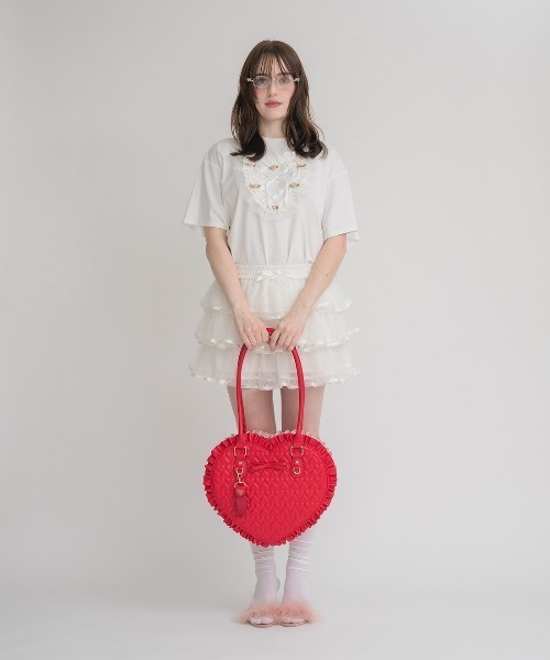 Cutie With Me ハートバッグ／ Lolime Cutie With Me ハートバッグ（トートバッグ）｜Lolime by mellfy