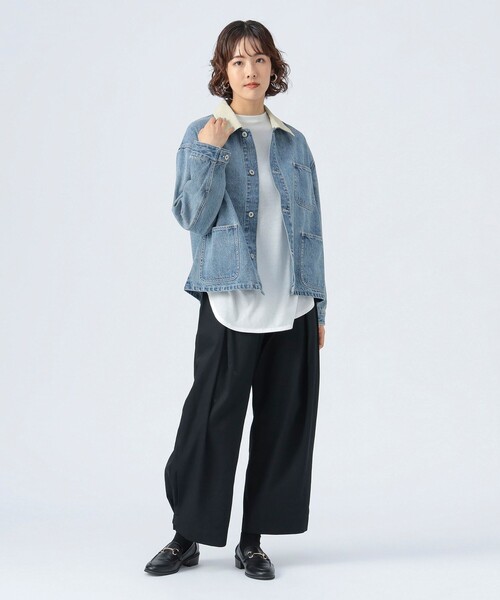 セール】【WEB限定】襟 コーデュロイ カバーオール ジャケット