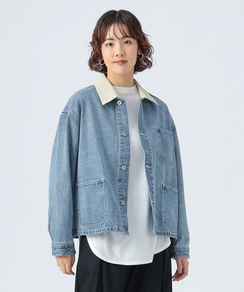 WAREHOUSEボア付きコーデュロイカバーオール サイズ38 セール