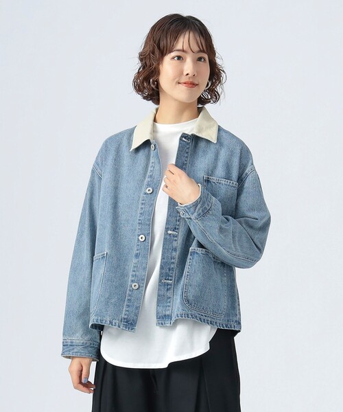 襟 コーデュロイ カバーオール ジャケット（カバーオール）｜BEAMS