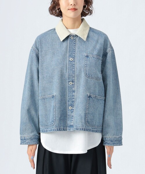 襟 コーデュロイ カバーオール ジャケット（カバーオール）｜BEAMS