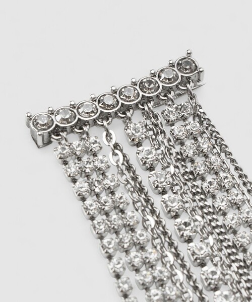 ANAYI（アナイ）の「クリスタル×チェーンブローチ（ブローチ/コサージュ・レディース・シルバー・FREE）」の7枚目の写真