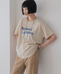 LOWRYS FARM | カラーロゴTシャツ 574826(Tシャツ/カットソー)