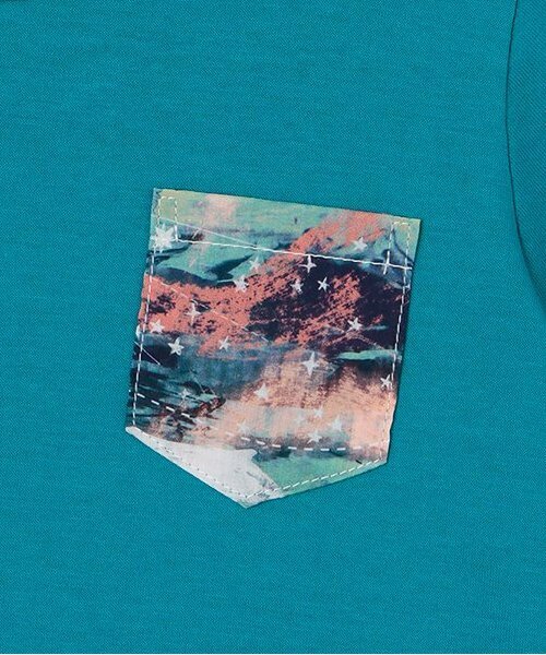 sense of wonder（センスオブワンダー）の「オーロラスカイTシャツ【日本製】（Tシャツ/カットソー・キッズ・オートミール/ピンク/ブルーグリーン・120cm/110cm/130cm/90cm/80ｃｍ/100cm）」の6枚目の写真