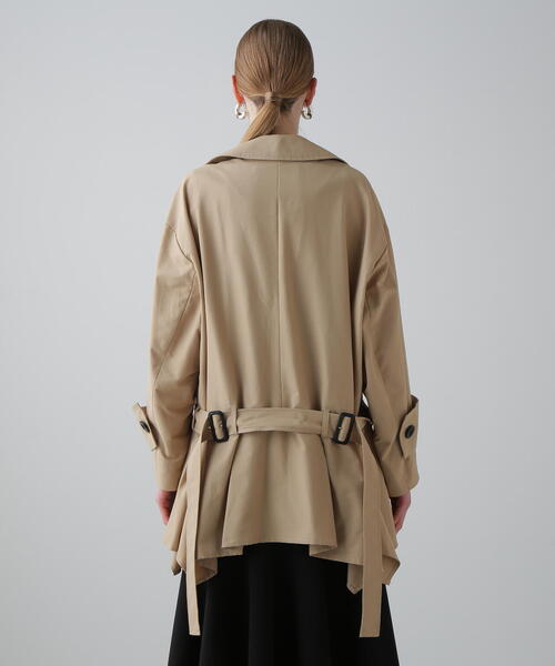 新品未使用タグなし　ウェザーグログランジャケット ADORE アドーア セール】◇コットンナイロングログランジャケット（ブルゾン）｜ADORE