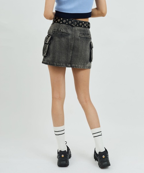 atmos pink(アトモスピンク)の「atmos pink Cargo Mini Skirt / アトモス ピンク カーゴ ミニ スカート(スカート・レディース・ブラック/カーキ/ピンク・M/S)」の16枚目の写真