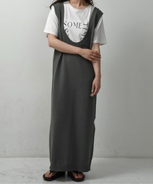 lawgy（ラウジー）の「u neck long vest / uネックロングベスト（ベスト）」