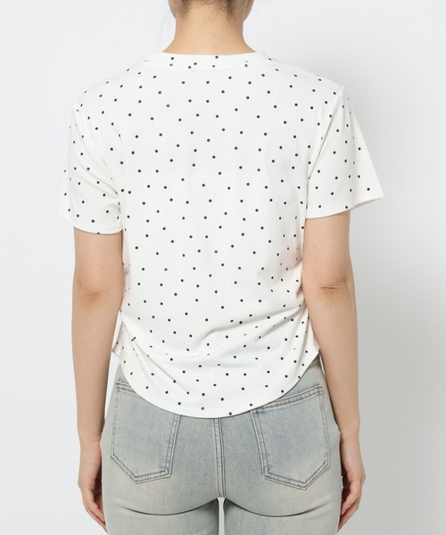 FOREVER 21(フォーエバー トゥエンティーワン)の「【2025SS】ドットシャーリングT(Tシャツ/カットソー・レディース・ブラック/オフホワイト・FREE)」の8枚目の写真