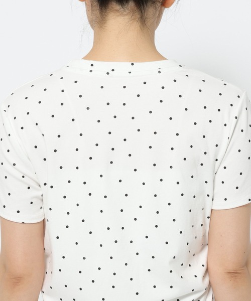 FOREVER 21(フォーエバー トゥエンティーワン)の「【2025SS】ドットシャーリングT(Tシャツ/カットソー・レディース・ブラック/オフホワイト・FREE)」の9枚目の写真