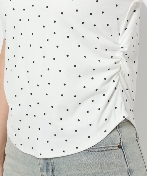 FOREVER 21(フォーエバー トゥエンティーワン)の「【2025SS】ドットシャーリングT(Tシャツ/カットソー・レディース・ブラック/オフホワイト・FREE)」の12枚目の写真