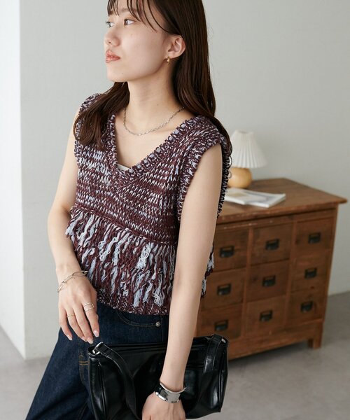 ２０日出品！discoat フリンジベスト Discoat｜フリンジベスト | Rakuten Fashion(楽天ファッション