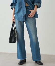 ラウンジドレス LOUNGEDRESS ペインターデニム ブルー Sサイズ LOUNGEDRESS（ラウンジドレス）の「ペインターデニム（デニム