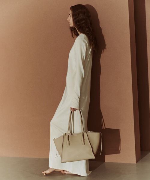 ADAM ET ROPE'(アダムエロペ)の「【PFT】Spread Large_シュリンク(トートバッグ・レディース・ブラック/キナリ・FREE)」の5枚目の写真